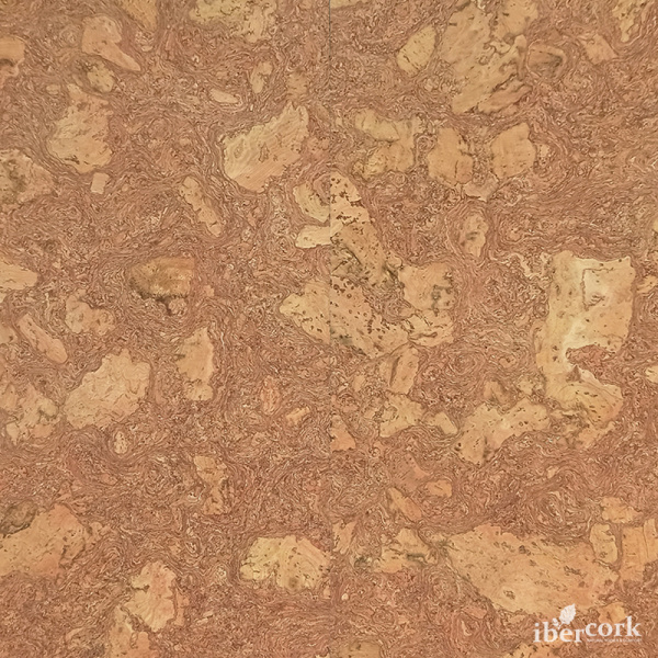 Пробковое настенное покрытие в пластинах EasyCork Авила рохо